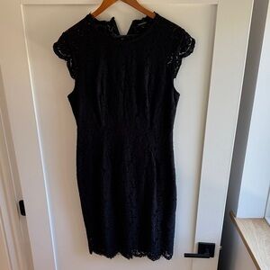 Black lace dress